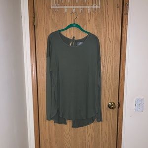 Olive green top